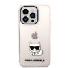 iPhone 14 Pro Max Cover Printed Choupette Transparent Lyserød