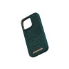 iPhone 14 Pro Max Cover Salmon Leather Case MagSafe Grøn