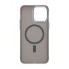 iPhone 14 Pro Cover Kulfibermønster MagSafe Grå
