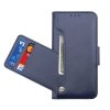 iPhone 14 Pro Etui Udfoldelig Kortholder Blå