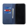 iPhone 14 Pro Etui Udfoldelig Kortholder Blå