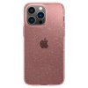iPhone 14 Pro Cover Liquid Crystal Glitter Rose Quartz