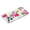 iPhone 14 Pro Cover Motiv Lyserød Rosor