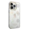 iPhone 14 Pro Cover Peony Glitter Hvid