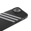 iPhone 14 Cover 3 Stripes Snap Case Sort Hvid