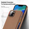 iPhone 14 Cover Grit Series MagSafe Brun