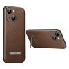 iPhone 14 Cover med Stativ Brun