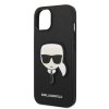 iPhone 14 Cover Saffiano Karl Sort