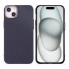 iPhone 15 Plus Cover Kulfibermønster Lilla