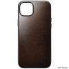 iPhone 15 Plus Cover Modern Leather Case Horween Rustic Brown