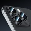 iPhone 15 Pro/iPhone 15 Pro Max Kameralinsebeskytter Corning Gorilla Glass Sort