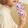 iPhone 15 Pro Max Etui Motiv Lilla Blomster