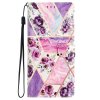 iPhone 15 Pro Max Etui Motiv Lilla Blomster