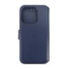 iPhone 15 Pro Max Etui Ægte Læder Blå