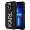 iPhone 15 Pro Max Cover 3D Rubber Karl Sort