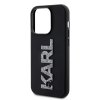 iPhone 15 Pro Max Cover 3D Rubber Karl Sort