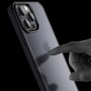 iPhone 15 Pro Max Cover Frosted Bagside Blå