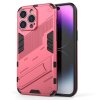 iPhone 15 Pro Max Cover med Stativ Magenta