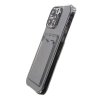 iPhone 15 Pro Max Cover Kortholder Stødabsorberende Sort