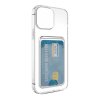 iPhone 15 Pro Max Cover Kortholder Stødabsorberende Transparent