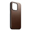 iPhone 15 Pro Cover Modern Leather Case Brun