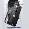 iPhone 15 Pro Cover Transparent Bagside Sort