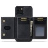 iPhone 15 Cover M2 Series Aftageligt Kortholder Sort