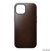 iPhone 15 Cover Modern Leather Case Horween Rustic Brown