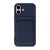iPhone 16 Plus Cover Kortholder Blå