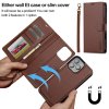 iPhone 16 Pro Max Etui Aftageligt Cover L2 Series MagSafe Brun