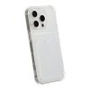 iPhone 16 Pro Cover Kortholder Stødabsorberende Transparent