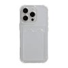 iPhone 16 Pro Cover Kortholder Stødabsorberende Transparent
