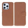 iPhone 16 Pro Etui Detachable Wallet Case Brun