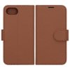 iPhone 16e/17e Etui med Kortholder Stativfunktion Brun