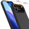 iPhone 17 Pro Max Cover Silicone Feather Series MagSafe Raven Black