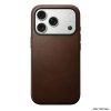 iPhone 17 Pro Cover Modern Leather Case Brun