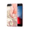 iPhone 6/6S/7/8 Plus Cover Pink Marble Gold