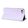 iPhone 7/8/SE Etui Krokodillemønster med Glitter Hvid
