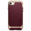 iPhone 7/8/SE Cover Neo Hybrid Herringbone Burgundy