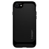iPhone 7/8/SE Cover Neo Hybrid Herringbone Shiny Black