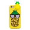 iPhone 7/8/SE Cover Silikonee 3D Ananas