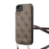 iPhone 7/8/SE Cover Crossbody Cardslot Cover Brun