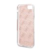 iPhone 7/8/SE Cover Glitter Cover Peony Lyserød