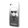 iPhone 7/8/SE Cover Gradient Cover Karl Sort