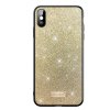 iPhone X/Xs Cover Glitter Guld