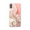 iPhone X/Xs Cover Pink Marble Gold