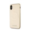 iPhone X/Xs Cover Saffiano Cover Guld