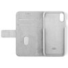 iPhone Xr Etui Premium Wallet Sølv Fox Grey