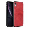 iPhone Xr Cover med Kortholder Rød
