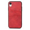 iPhone Xr Cover med Kortholder Rød